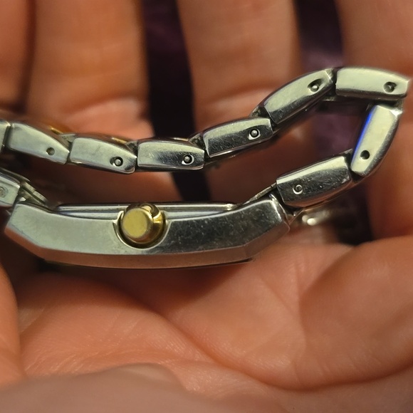 Fossil PR-5233 Women's Two Tone Quartz Watch Jeweled Acent - Picture 8 of 8